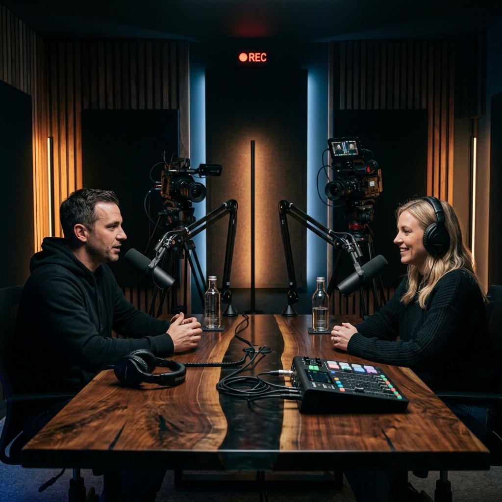 Vedaira Media Broadcast Podcast Studio